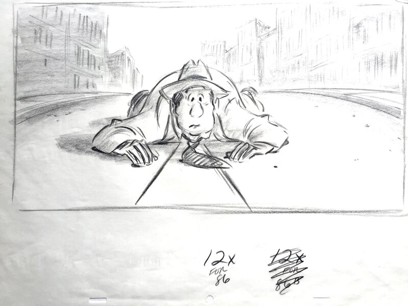 Roger Rabitt par Walt Disney, Studios Disney, Richard Williams, Steven Spielberg - Planche originale