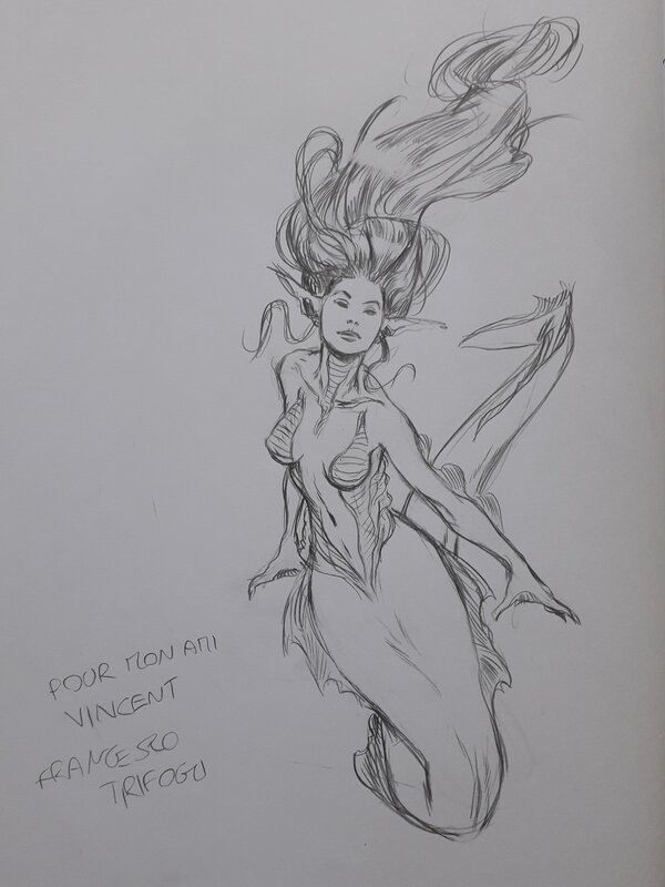 Sirène by Francesco Trifogli - Sketch