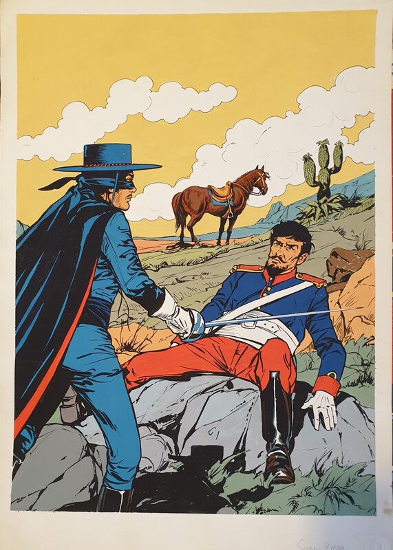 Zorro par Jean Pape - Couverture originale
