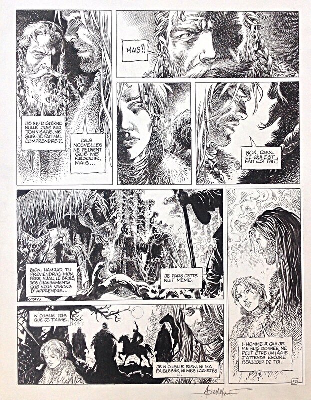 Saga Valta par Mohamed Aouamri - Planche originale