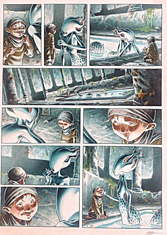 Lueur de nuit by Olivier Boiscommun - Comic Strip