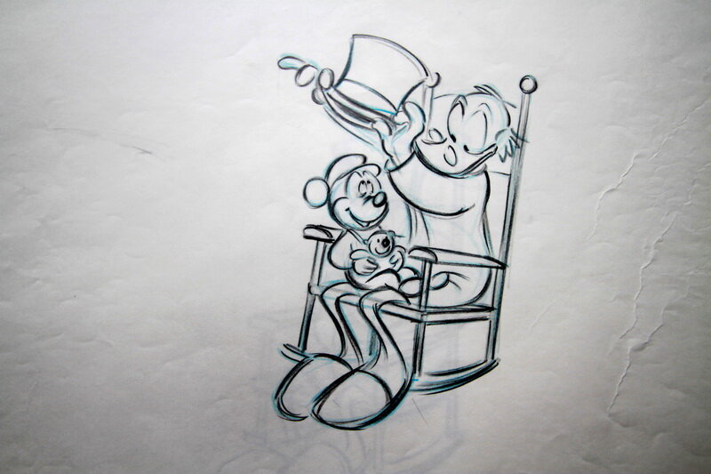 Le Noël de Mickey par Glen Keane, Walt Disney, Studios Disney - Planche originale