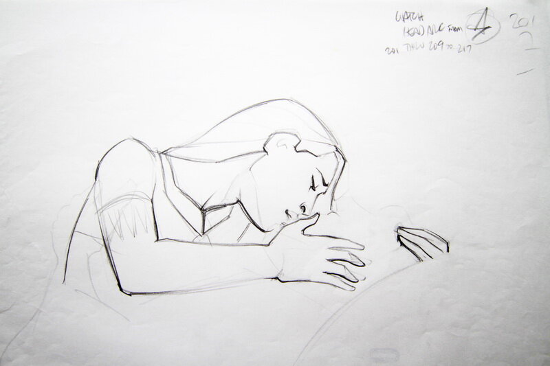 Pocahontas par Glen Keane, Walt Disney, Studios Disney - Planche originale