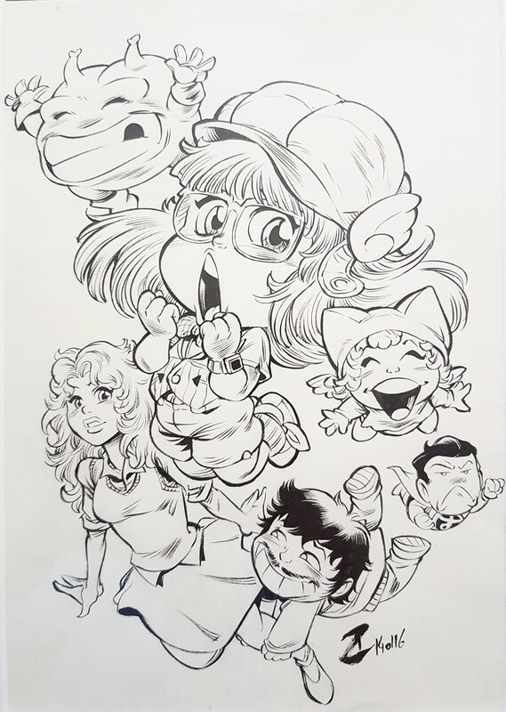 Dr Slump par Philippe Cardona - Illustration originale