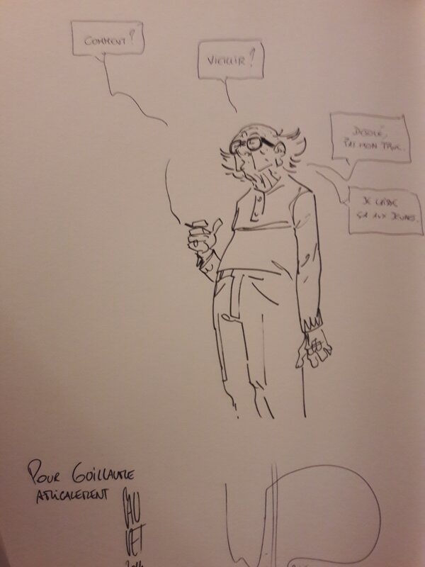 Paul Cauuet, Les Vieux Fourneaux, tome 1 - Dédicace