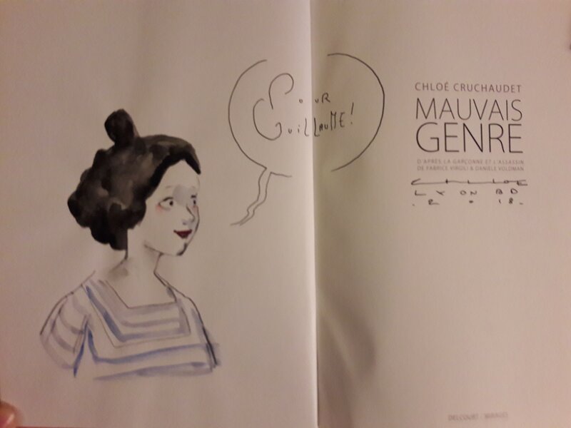 Mauvais genre by Chloé Cruchaudet - Sketch