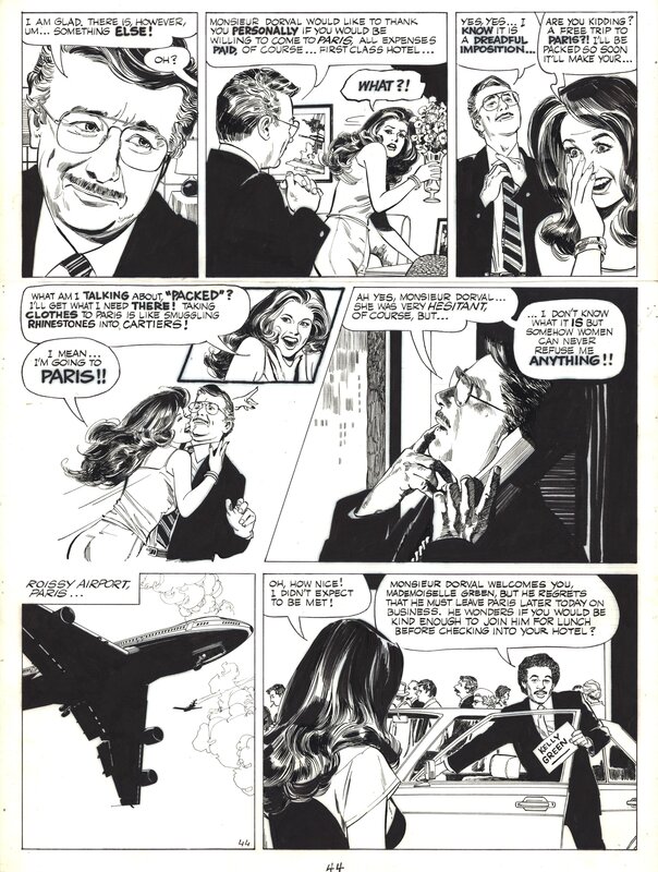 Stan Drake, Leonard Starr, Kelly Green La flibuste de la B.D. page - Comic Strip