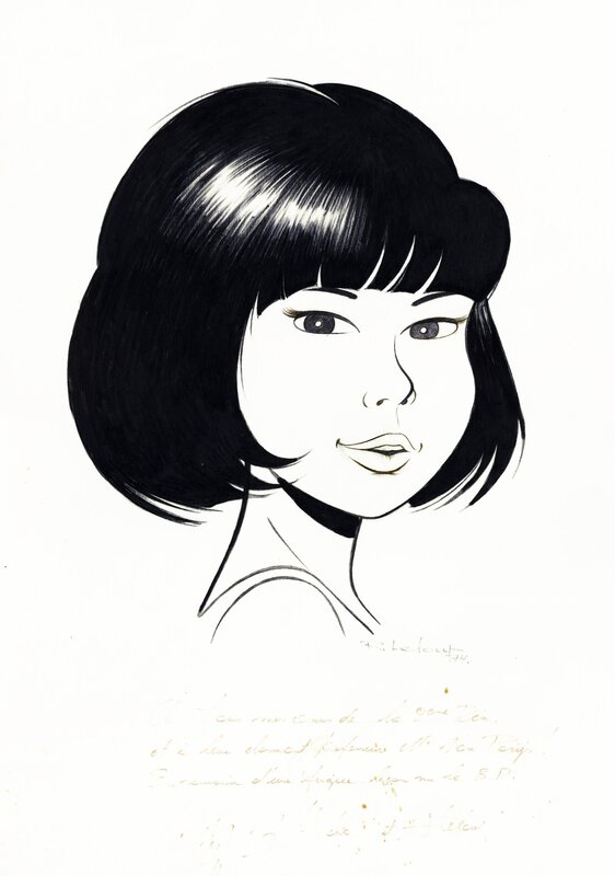 Roger Leloup, 1970? - Yoko Tsuno (Illustration - Dupuis KV) - Original Illustration