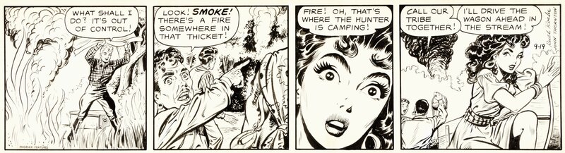 John Thornton, Flamingo Daily Comic Strip daté du 19 septembre 1952 - Comic Strip