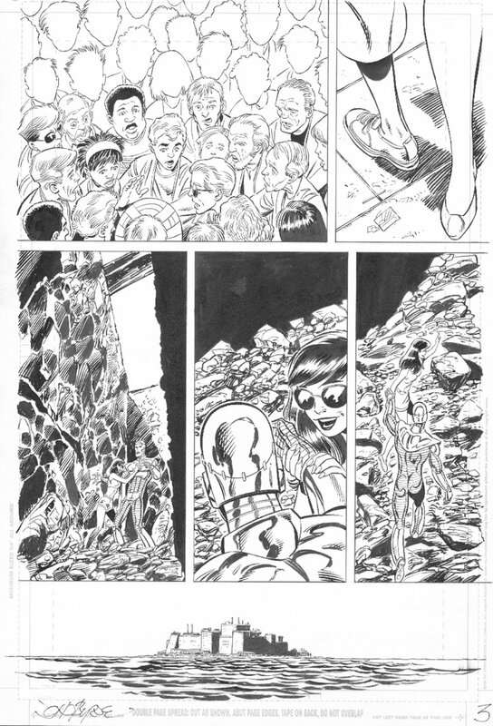 John Byrne, Doug Hazelwood, Doom Patrol #15 page 3 - Honey, I Shrunk the Robotman! - Comic Strip