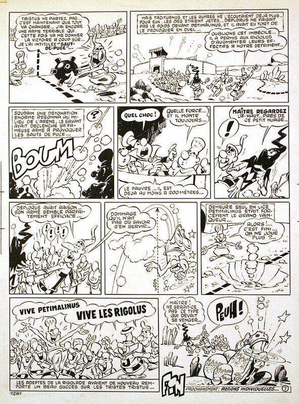 Cézard, Les Tristus et les Rigolus - Le Duel Page 7 - Comic Strip