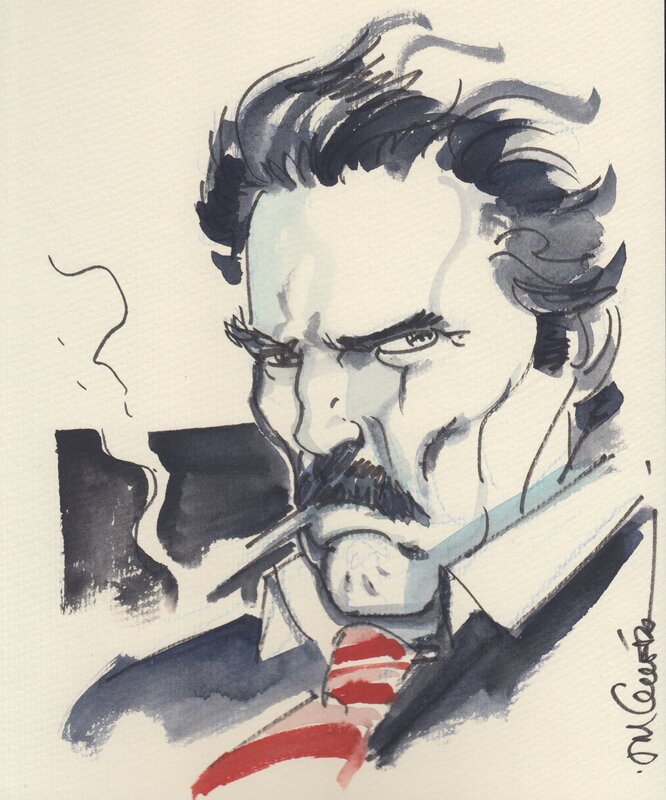 Moustache by R.M. Guéra - Original art