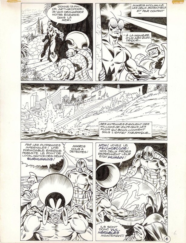 Jean-Yves Mitton - Mikros - TITAN 66 Page 28 - Planche originale