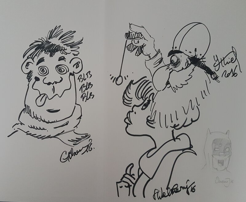 Belles de scène by Yannick Thiel, François Walthéry, Bruno Gilson, Doudou - Sketch