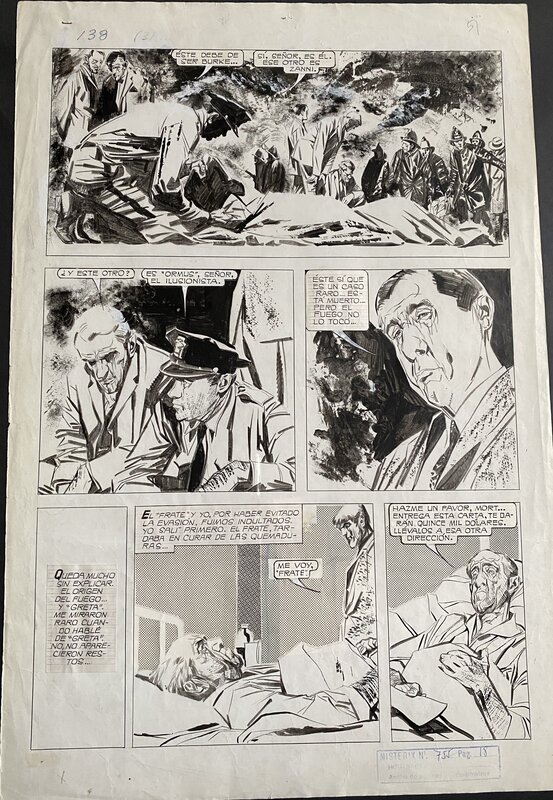 Mort Cinder par Alberto Breccia, Hector Oesterheld - Planche originale