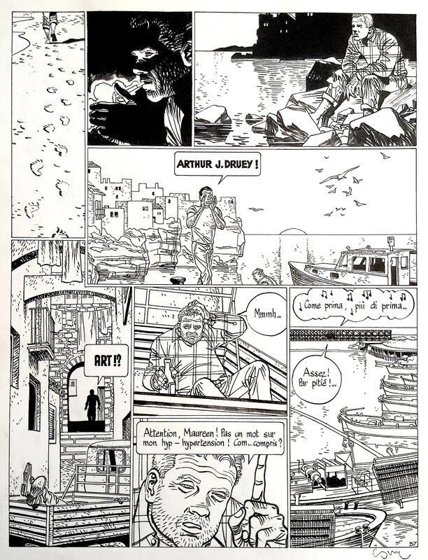 Cosey, Le voyage en Italie: planche 57. - Comic Strip