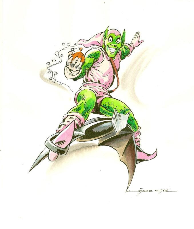 The Green Goblin by Rafael López Espi - Sketch