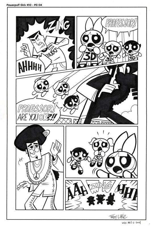 Powerpuff Girls #10 pg 04 - Troy Little (IDW) - Comic Strip