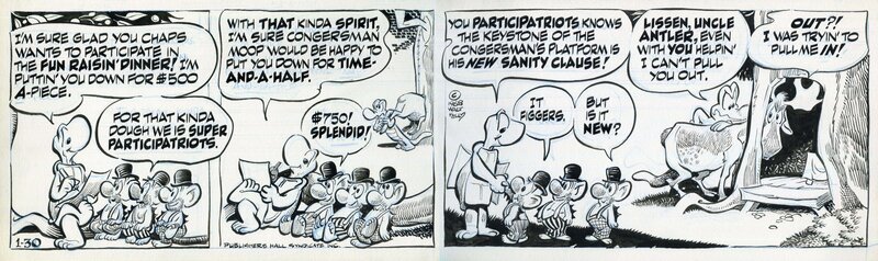 Walt Kelly / Pogo - Planche originale