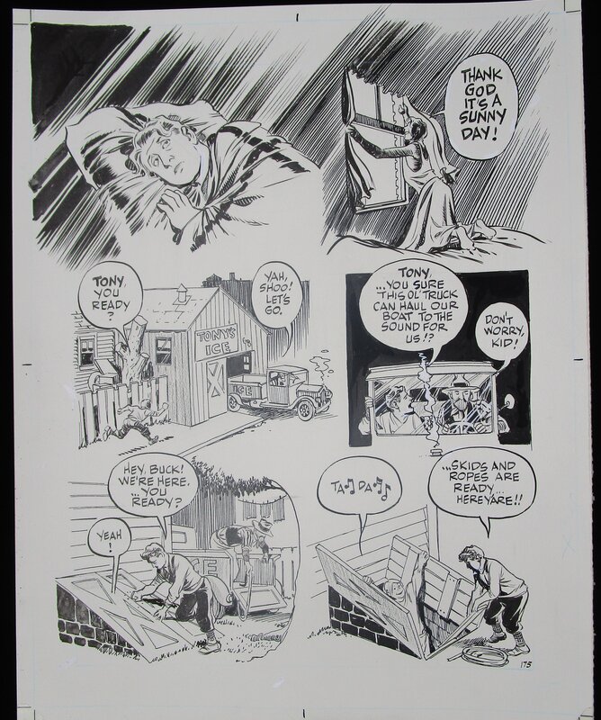 Heart of the storm par Will Eisner - Planche originale