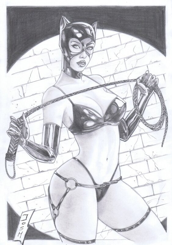 Catwoman par Cruz - Illustration originale