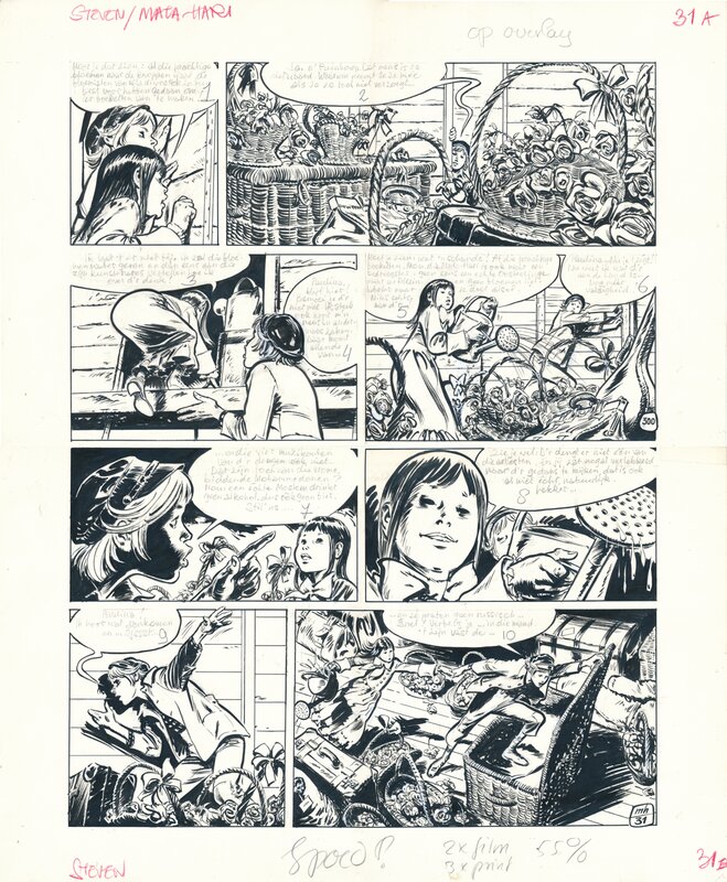 René Follet | 1980-1981 | Steven Severijn: Rozen voor Mata-Hari 31 - Comic Strip