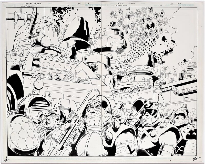 Manuel Garcia, Mark McKenna, Paul Dini, Tony Bedard, Countdown (Apokolips) - Planche originale