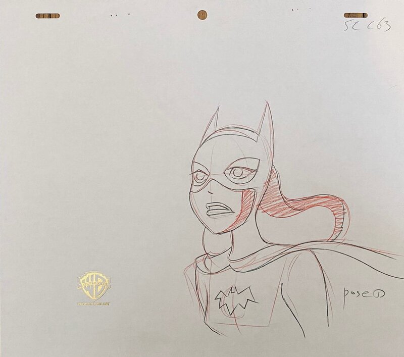 Batgirl par Bruce Timm, Warner Bros. - Planche originale