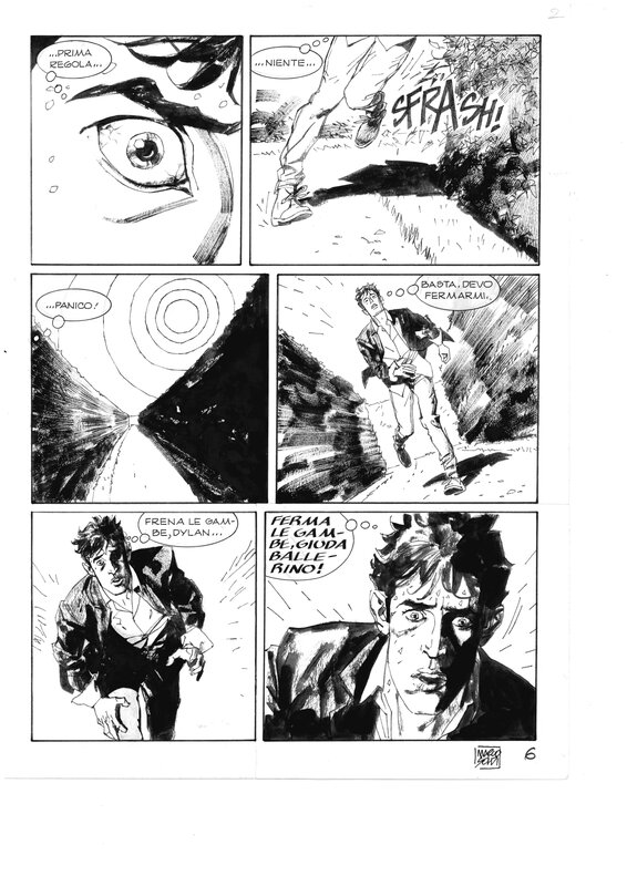 Marco Soldi, Dylan dog n 279, tav 6 - Planche originale