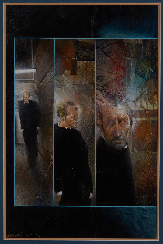 Arkham Asylum par Dave McKean - Planche originale