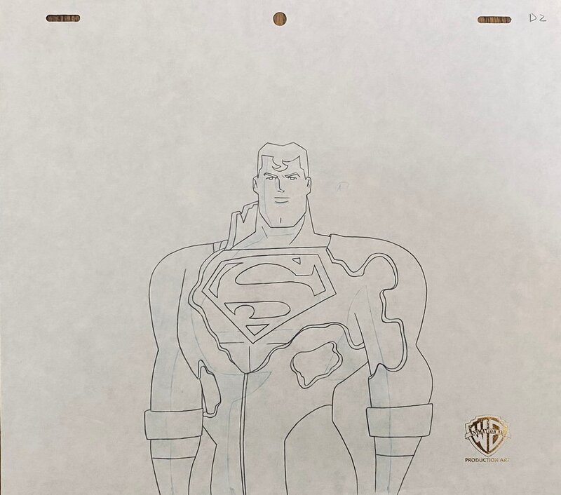 Superman par Warner Bros., Bruce Timm - Planche originale