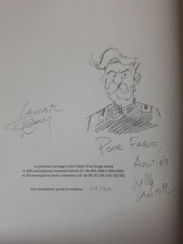 Willy Lambil, Tuniques Bleues, TT 57 - Sketch