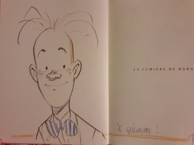 Frank Pé, Spirou, La lumière de Bornéo - Sketch