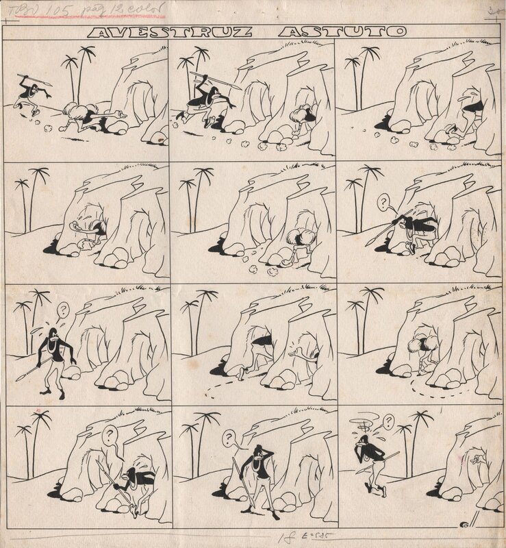 Avestruz astuto by Josep Coll - Comic Strip