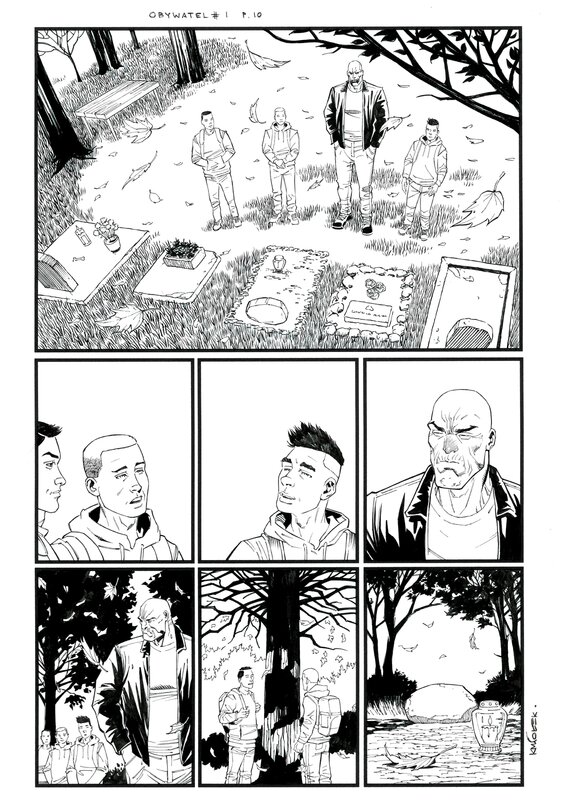 Adam Kmiołek, Obywatel (Citoyenne) Page 10 - Comic Strip