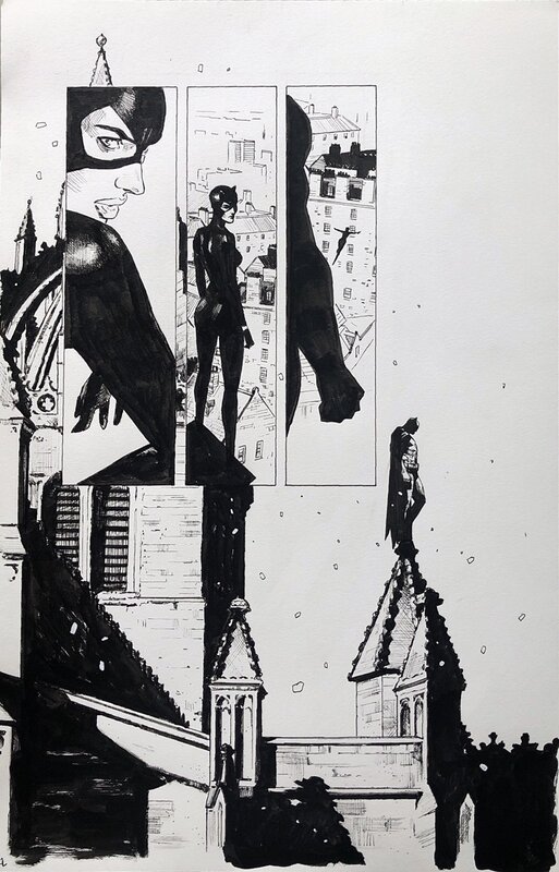 Clay Mann, Batman and Catwoman#4 page 22 - Illustration originale