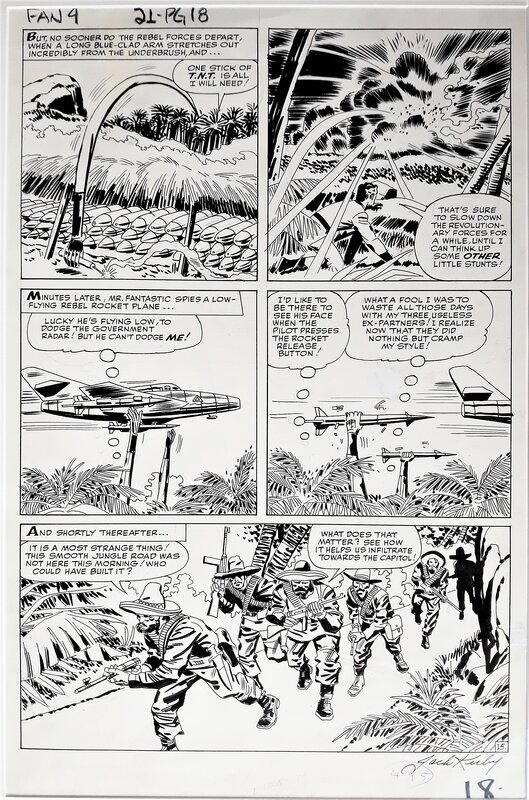 Fantastic Four by Jack Kirby, George Roussos, Stan Lee, Artie Simek - Comic Strip