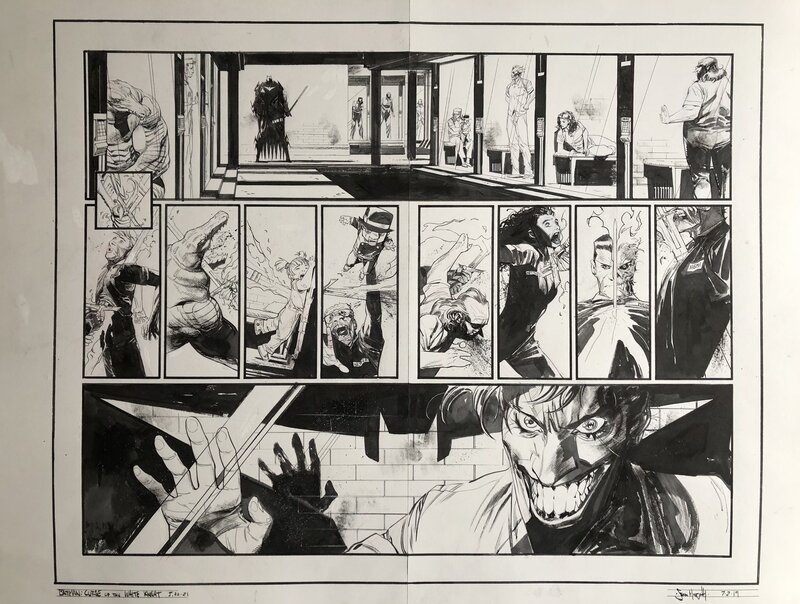 Sean Murphy, Batman : Curse of the White Knight - Planche originale