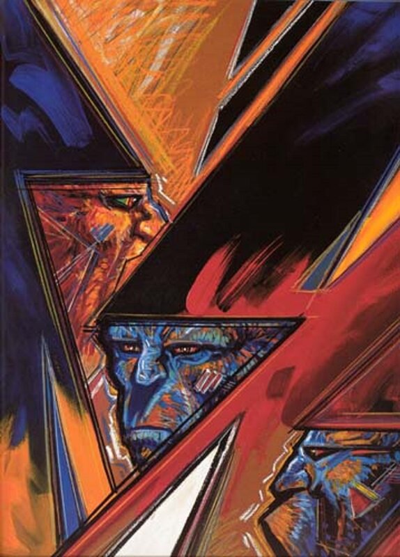 Masque 37 par Philippe Druillet - Illustration originale