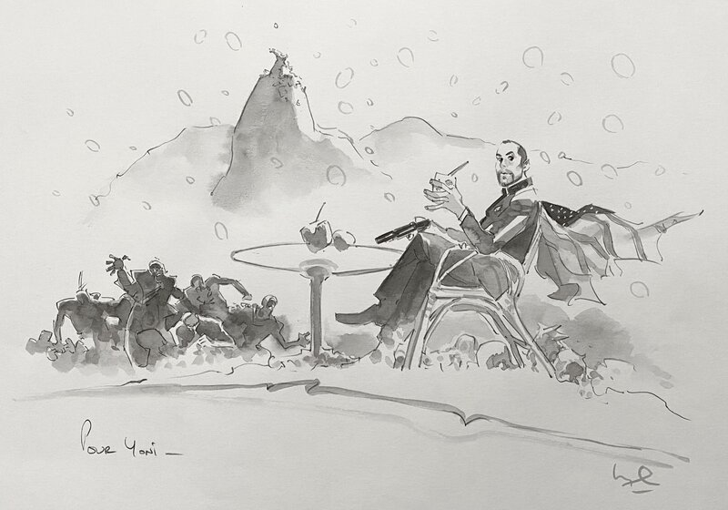 Laval NG, Philippe Pelaez, Alter / Parallèle - Lyndon Cooper - Original Illustration