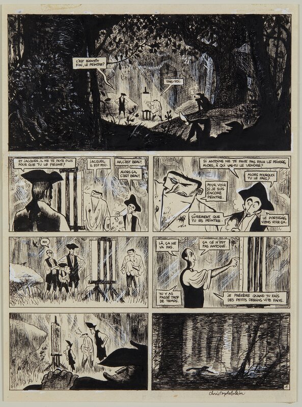 Christophe Blain, 2005 - Isaac le pirate - Planche originale