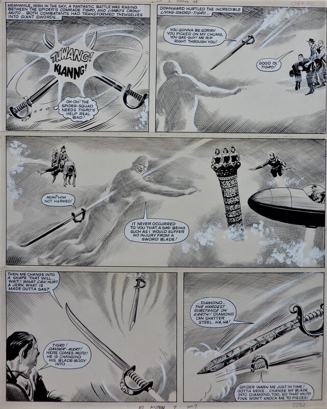 The Spider by Reg Bunn - Comic Strip