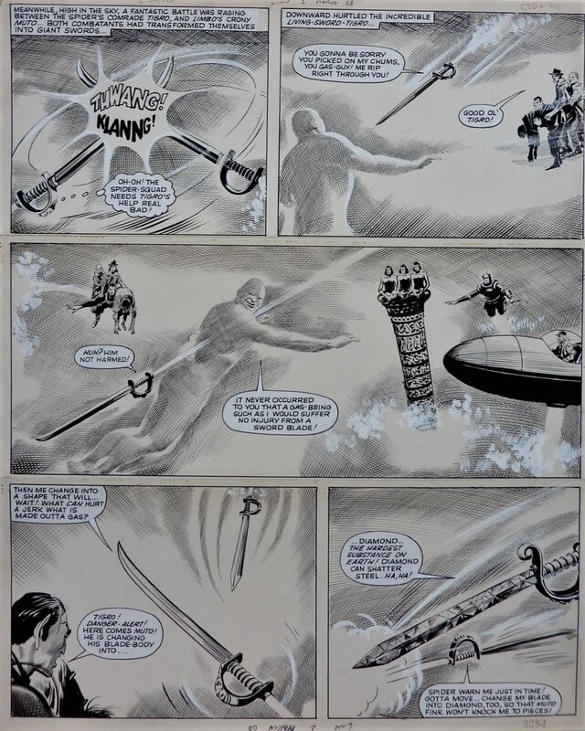 The Spider par Reg Bunn - Planche originale