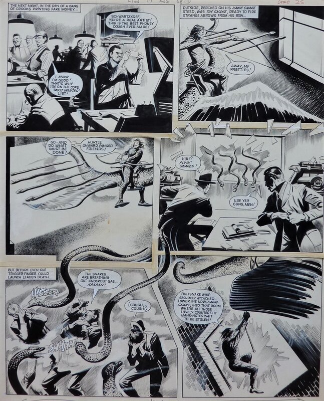 The Spider par Reg Bunn - Planche originale