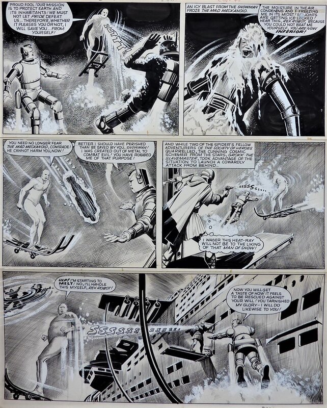 The Spider par Reg Bunn - Planche originale