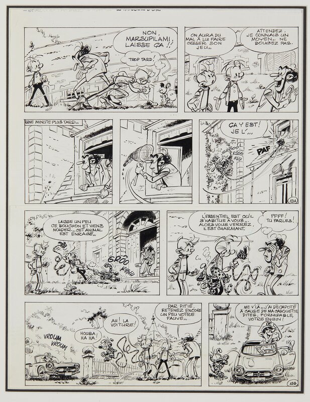 Jean-Claude Fournier, Spirou Le Faiseur d'Or - Planche originale