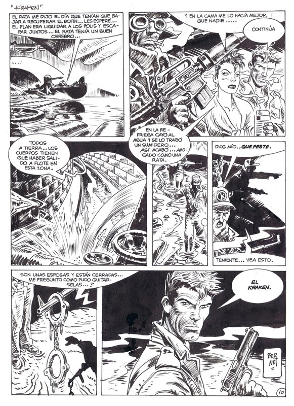 Jordi Bernet - Kraken pag 10 - Comic Strip