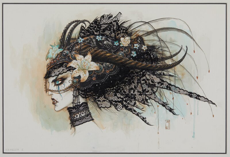 Portrait by Olivier Ledroit - Original Illustration