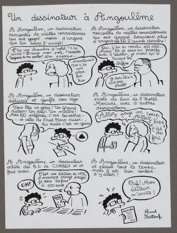 Journal angouleme by Riad Sattouf - Comic Strip