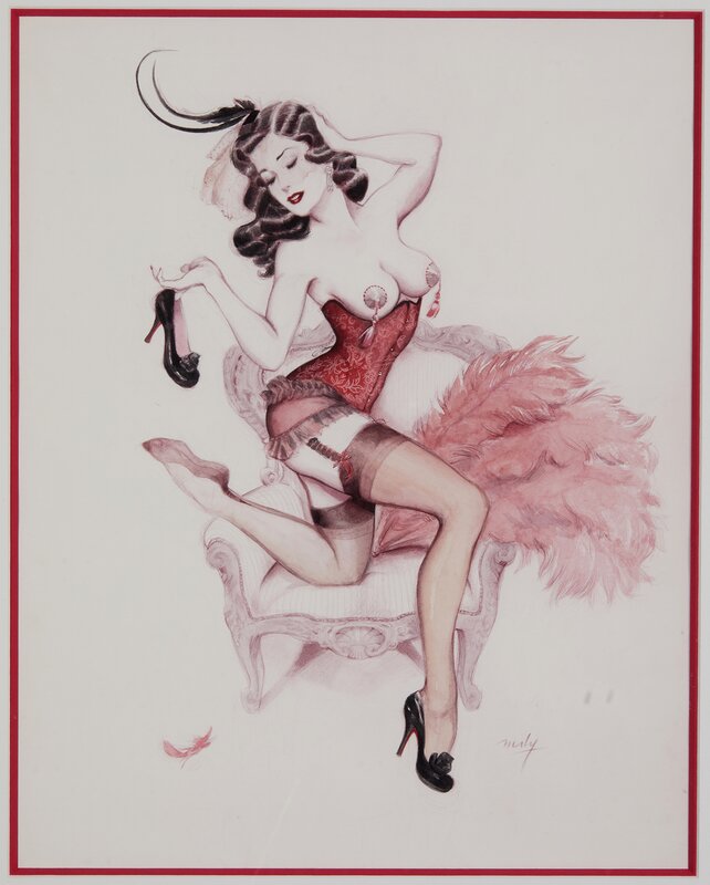 Pin up par Maly Siri - Illustration originale